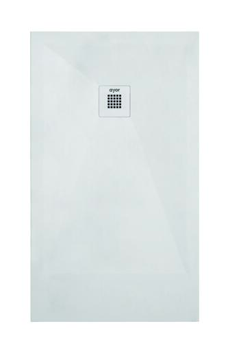 Receveur de Douche résine de synthèse Nola blanc 80x140